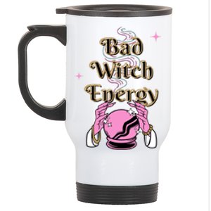 Bad Witch Spooky Halloween Adult Graphic Energy Cool Gift Stainless Steel Travel Mug