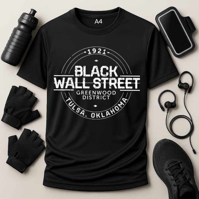 Black Wall Street Greenwood District Tulsa Oklahoma 1921 Performance Shirt