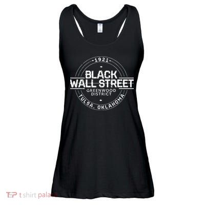 Black Wall Street Greenwood District Tulsa Oklahoma 1921 Ladies Essential Flowy Tank