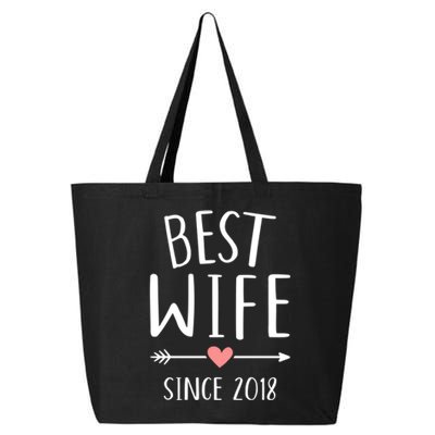 Best Wife Since 2018 4th Wedding Anniversary Gift 25L Jumbo Tote