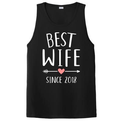 Best Wife Since 2018 4th Wedding Anniversary Gift PosiCharge Competitor Tank