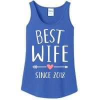 Best Wife Since 2018 4th Wedding Anniversary Gift Ladies Essential Tank