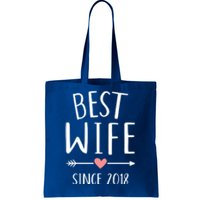 Best Wife Since 2018 4th Wedding Anniversary Gift Tote Bag