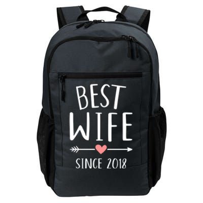 Best Wife Since 2018 4th Wedding Anniversary Gift Daily Commute Backpack