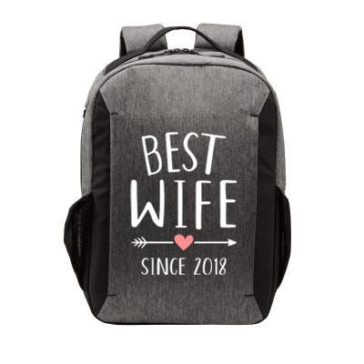 Best Wife Since 2018 4th Wedding Anniversary Gift Vector Backpack