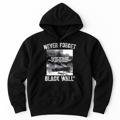 Black Wall Street Never Forget Our History REAL Black Owned Hoodie