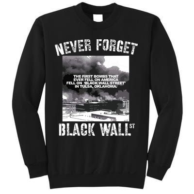 Black Wall Street Never Forget Our History REAL Black Owned Sweatshirt