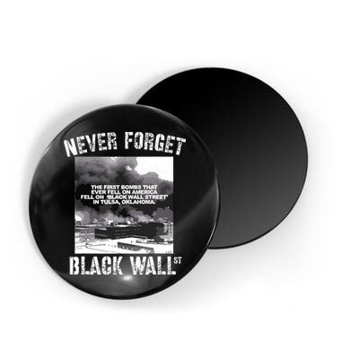 Black Wall Street Never Forget Our History REAL Black Owned Magnet