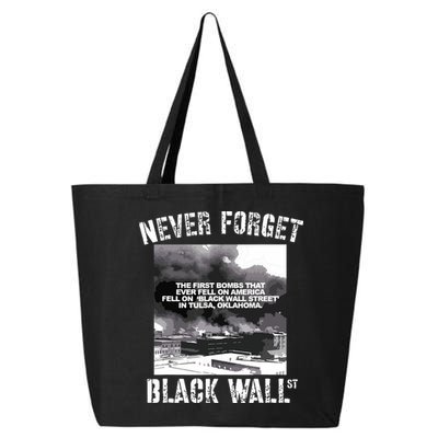 Black Wall Street Never Forget Our History REAL Black Owned 25L Jumbo Tote