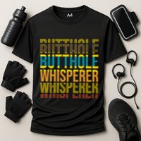 Butthole Whisperer Sarcastic Jokes Retro Funny Jokes Sarcastic Performance Shirt
