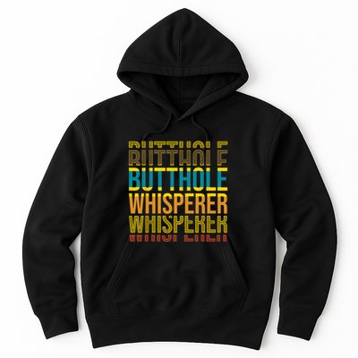 Butthole Whisperer Sarcastic Jokes Retro Funny Jokes Sarcastic Hoodie