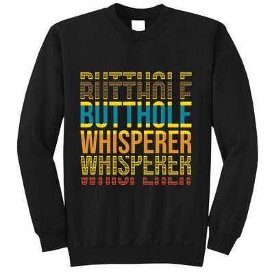 Butthole Whisperer Sarcastic Jokes Retro Funny Jokes Sarcastic Sweatshirt