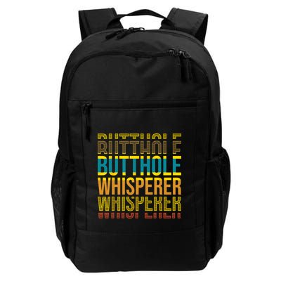 Butthole Whisperer Sarcastic Jokes Retro Funny Jokes Sarcastic Backpack