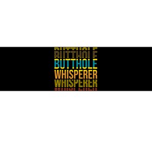 Butthole Whisperer Sarcastic Jokes Retro Funny Jokes Sarcastic Bumper Sticker