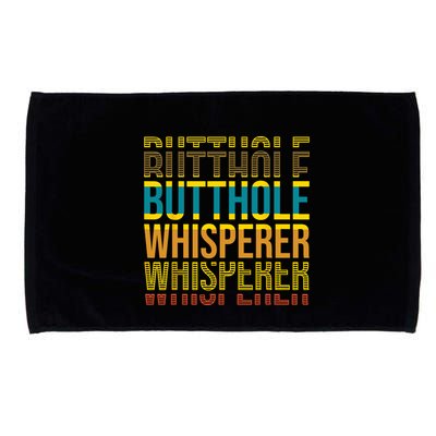 Butthole Whisperer Sarcastic Jokes Retro Funny Jokes Sarcastic Microfiber Hand Towel