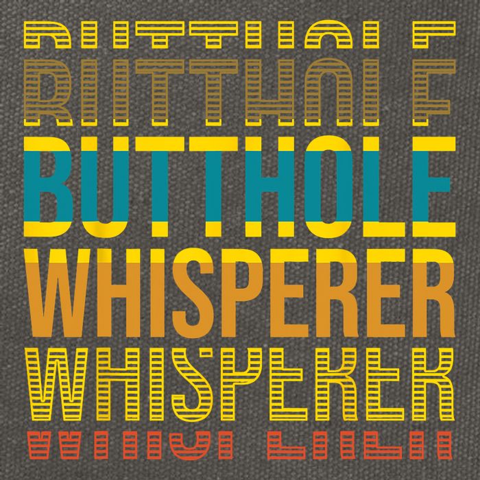 Butthole Whisperer Sarcastic Jokes Retro Funny Jokes Sarcastic Cotton Canvas Backpack