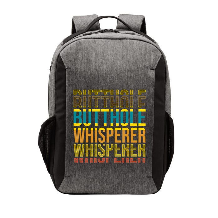 Butthole Whisperer Sarcastic Jokes Retro Funny Jokes Sarcastic Vector Backpack