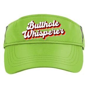 Butthole Whisperer Sarcastic Jokes Retro Funny Gift Adult Drive Performance Visor