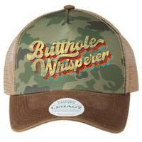 Butthole Whisperer Sarcastic Jokes Retro Funny Present Trending Legacy Tie Dye Trucker Hat