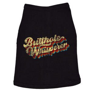 Butthole Whisperer Sarcastic Jokes Retro Funny Present Trending Doggie Tank