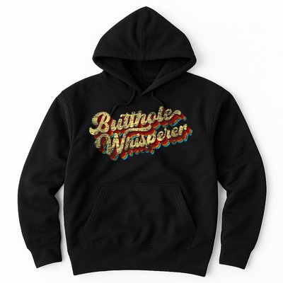 Butthole Whisperer Sarcastic Jokes Retro Funny Present Trending Hoodie