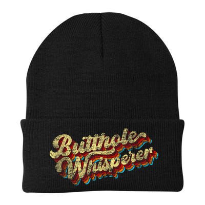 Butthole Whisperer Sarcastic Jokes Retro Funny Present Trending Beanie