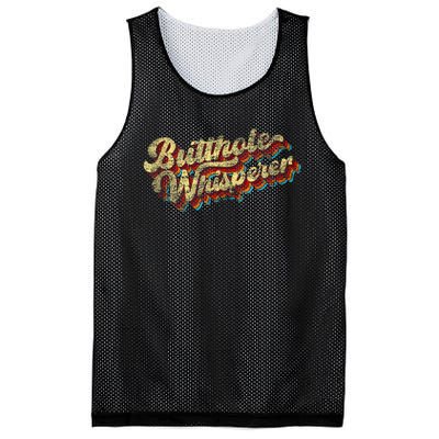 Butthole Whisperer Sarcastic Jokes Retro Funny Present Trending Mesh Reversible Basketball Jersey Tank