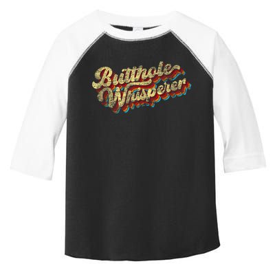 Butthole Whisperer Sarcastic Jokes Retro Funny Present Trending Toddler Fine Jersey T-Shirt