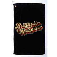 Butthole Whisperer Sarcastic Jokes Retro Funny Present Trending Golf Towel
