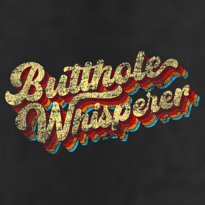 Butthole Whisperer Sarcastic Jokes Retro Funny Present Trending Microfiber Hand Towel