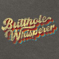 Butthole Whisperer Sarcastic Jokes Retro Funny Present Trending Cotton Canvas Backpack
