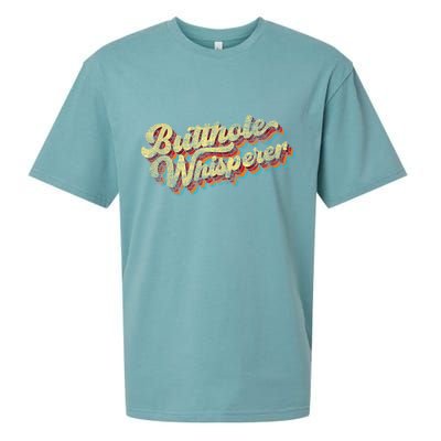 Butthole Whisperer Sarcastic Jokes Retro Funny Present Trending Sueded Cloud Jersey T-Shirt