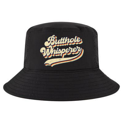 Butthole Whisperer Sarcastic Jokes Retro Vintage Trending Cool Comfort Performance Bucket Hat
