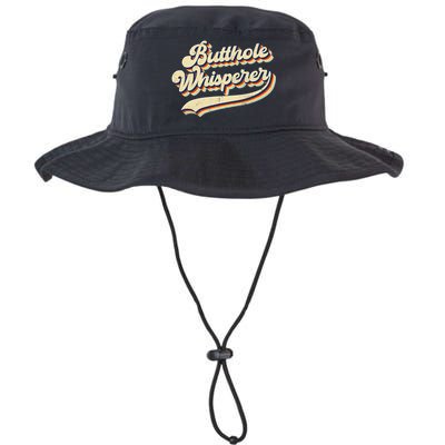 Butthole Whisperer Sarcastic Jokes Retro Vintage Trending Bucket Hat