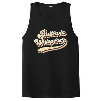 Butthole Whisperer Sarcastic Jokes Retro Vintage Trending PosiCharge Competitor Tank