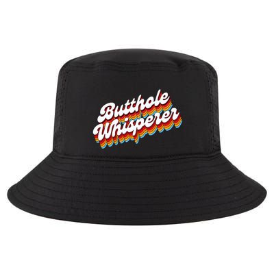 Butthole Whisperer Sarcastic Jokes Retro Cool Comfort Performance Bucket Hat