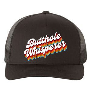 Butthole Whisperer Sarcastic Jokes Retro Yupoong Adult 5-Panel Trucker Hat