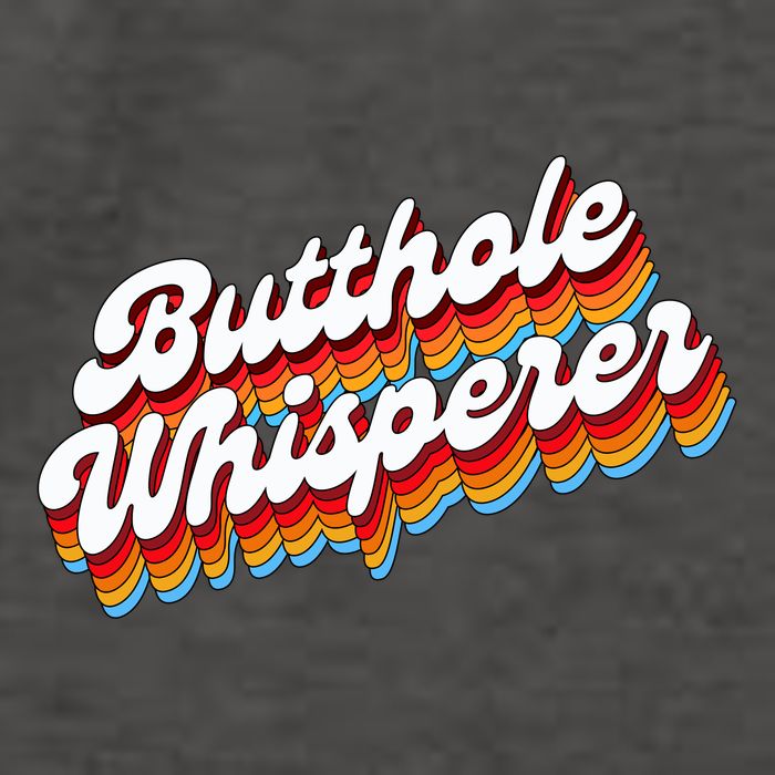 Butthole Whisperer Sarcastic Jokes Retro Vector Backpack