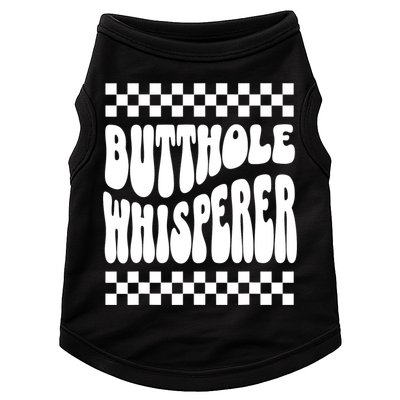 Butthole Whisperer Sarcastic Jokes Retro Doggie Tank