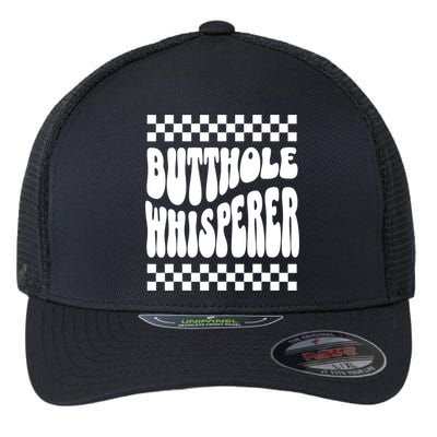 Butthole Whisperer Sarcastic Jokes Retro Flexfit Unipanel Trucker Cap