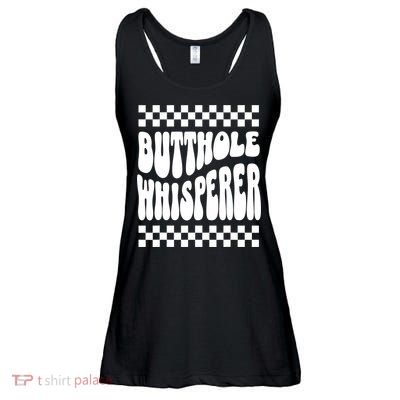 Butthole Whisperer Sarcastic Jokes Retro Ladies Essential Flowy Tank