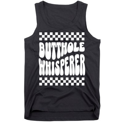 Butthole Whisperer Sarcastic Jokes Retro Tank Top