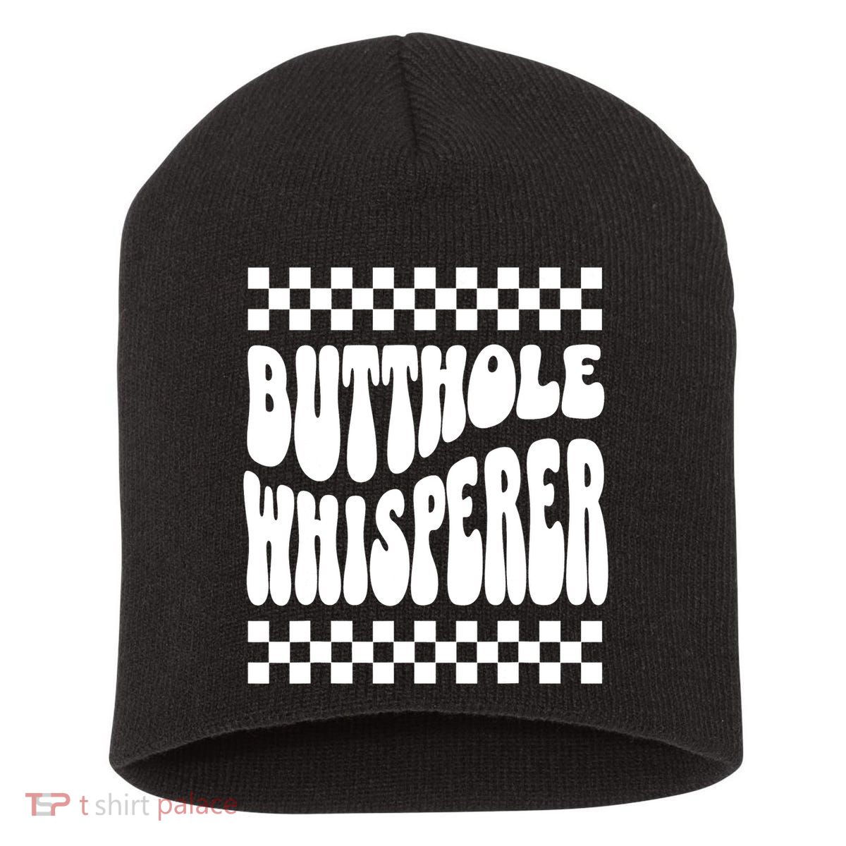 Butthole Whisperer Sarcastic Jokes Retro Short Acrylic Beanie