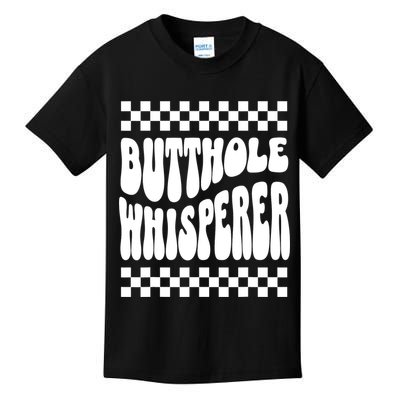 Butthole Whisperer Sarcastic Jokes Retro Kids T-Shirt