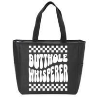 Butthole Whisperer Sarcastic Jokes Retro Zip Tote Bag