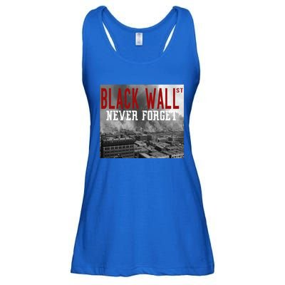 Black Wall Street Never Forget Our History Black Wall Street Gift Ladies Essential Flowy Tank