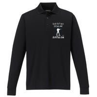 Biathlon Winter Sport Biathlet Funny Biathlon Performance Long Sleeve Polo