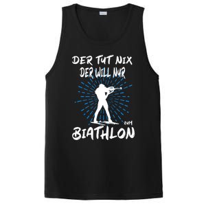 Biathlon Winter Sport Biathlet Funny Biathlon PosiCharge Competitor Tank