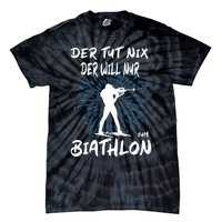 Biathlon Winter Sport Biathlet Funny Biathlon Tie-Dye T-Shirt