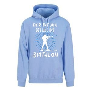 Biathlon Winter Sport Biathlet Funny Biathlon Unisex Surf Hoodie